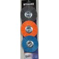 Dico Dico 7500039 Nyalox 4 in. Mandrel Mounted Radial Wheel Brush - Pack of 3 7500039